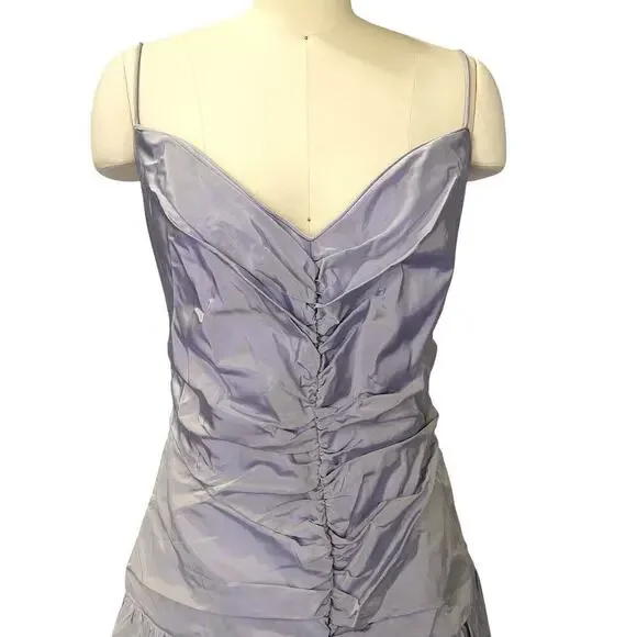 Vintage Gunne Sax Y2K Prom Dress Size 13 NWT Purple Iridescent Whimsical Fairy